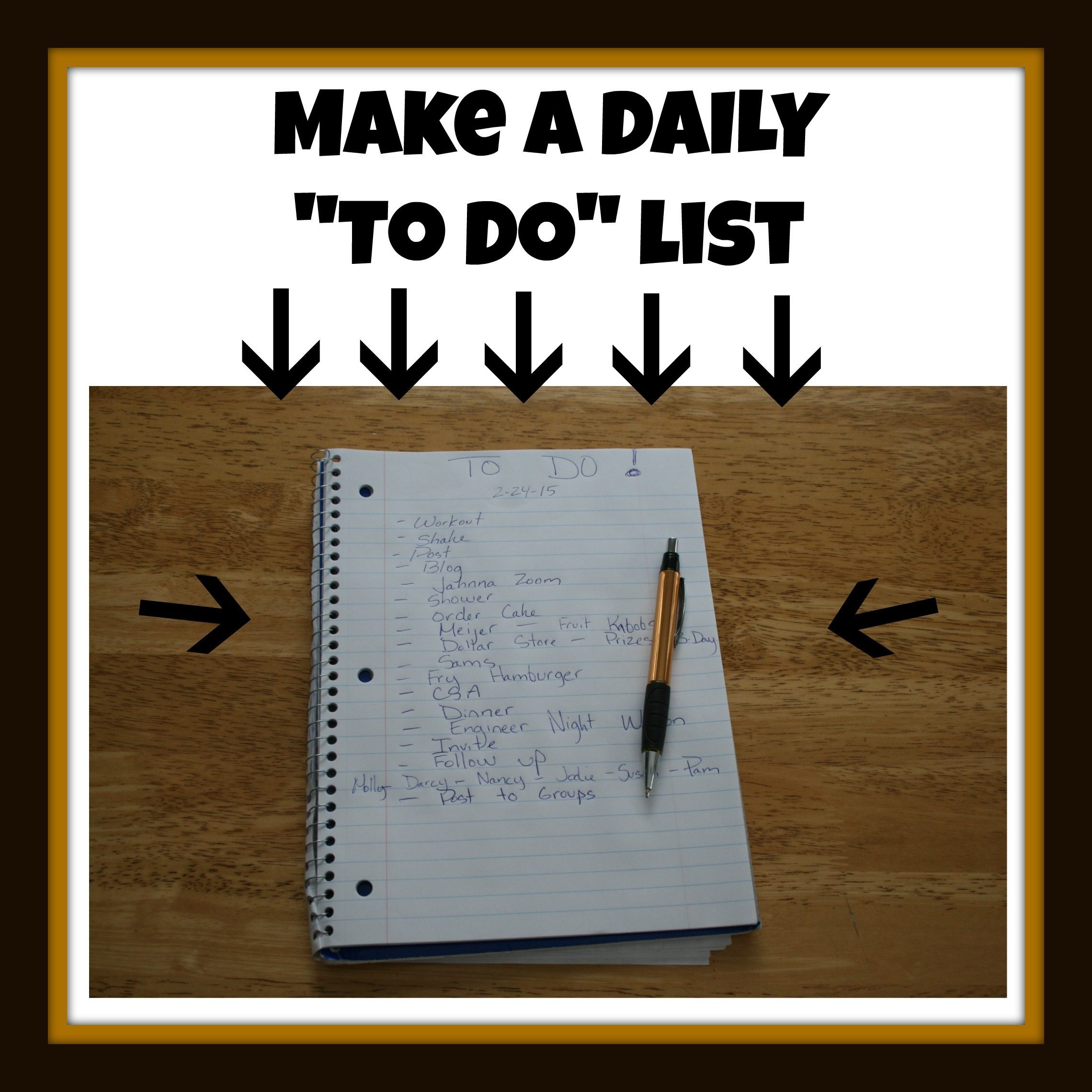 make it to do list